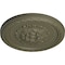 Ekena Millwork Palmetto Ceiling Medallion, Hand-Painted Spartan Stone, 11 1/2"OD x 1"P CM11PASSF - alternate 2
